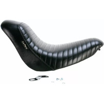 Bare Bones Solo Seat — 57 cm overall, 47 cm driver length, 32.5 cm width, Black