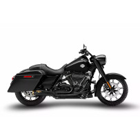 ZARD 120th Limited Edition Full Exhaust System 2:1 H-D TOURING M8 — 2-Into-1, Matte Black