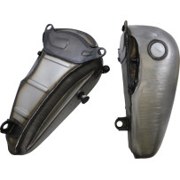 Fat Bob-Style Gas Tanks — 18.9 L (5 US gal), Raw