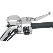 Handlebar Control Kit — 25.4 mm (1") clamp, 12.7 mm (1/2") master bores, chrome