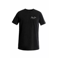 JD Lettering T-Shirt — Black, M