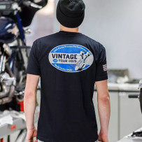 Vintage Tour T-Shirt — 2XL, Black