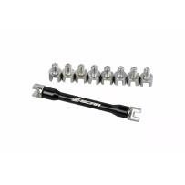 Spoke Wrench Kit — 5–7 mm tips, black