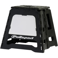 Folding Bike Stand — 181 kg (400 lb), Polypropylene, Black