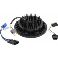 Headlight — 176.5 × 176.5 × 98.3 mm, 10-100 V DC, 20/40 W, Harley Davidson®