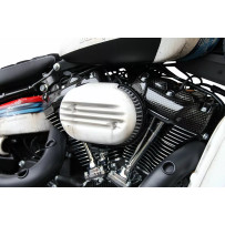 Air Filter Cover 'Racing' — Part HD-BRO040, Black