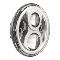 18 cm (7") 8700 EVO 2 Dual Burn Headlight — 7" diameter, P43t/P45t (H4), 12 V, 24 V