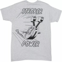 Stroker Power T-Shirt — S, Gray