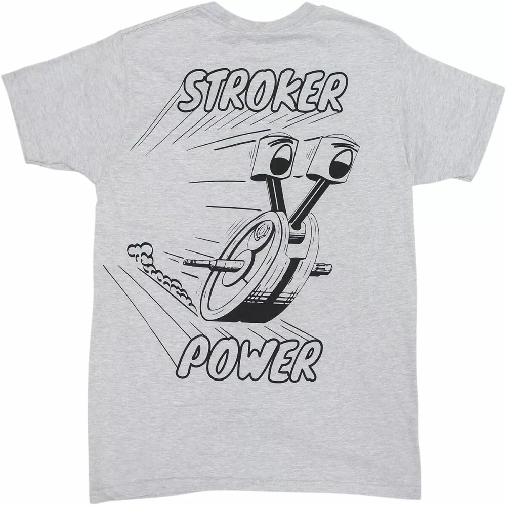 Stroker Power T-Shirt — S, Gray