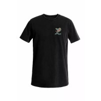 Snake II T-Shirt — L, Black, Comfort fit