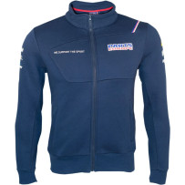 Parts Europe Zip Up Sweater — L, Dark blue