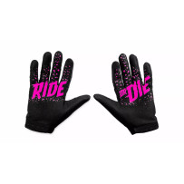 Rider Bicycle Gloves — L, Black