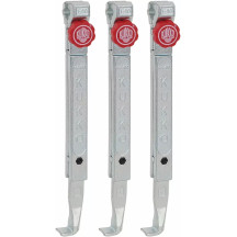 3 Quick Adjusting Jaws (Set) - Series 2-S — red, silver