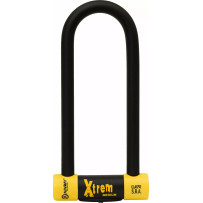 U-Lock Xtrem Medium/Maxi — 85 mm horizontal clearance, 100 mm vertical clearance, Black/Yellow