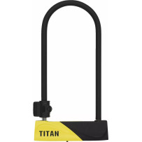 U-Lock, U Titan — 320 mm overall length, 165 mm width, 258 mm vertical clearance, Black