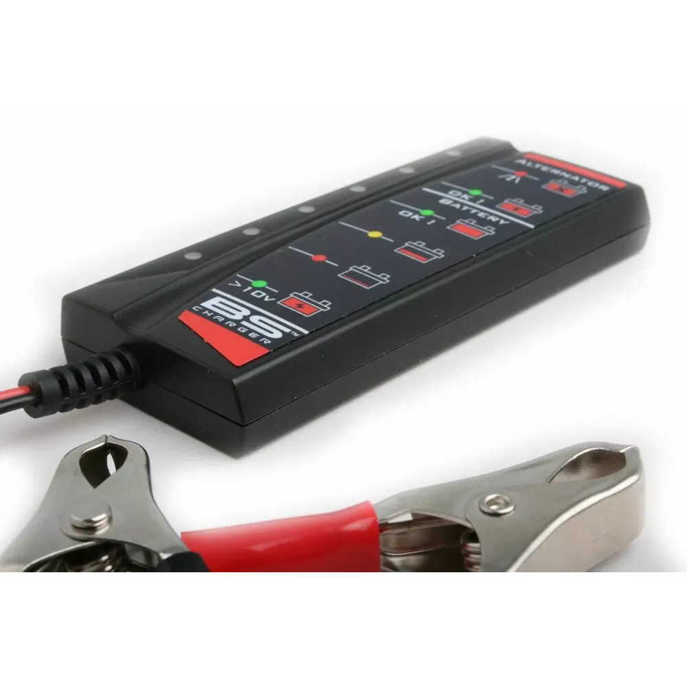 BT02 Battery & Alternator Tester — Black
