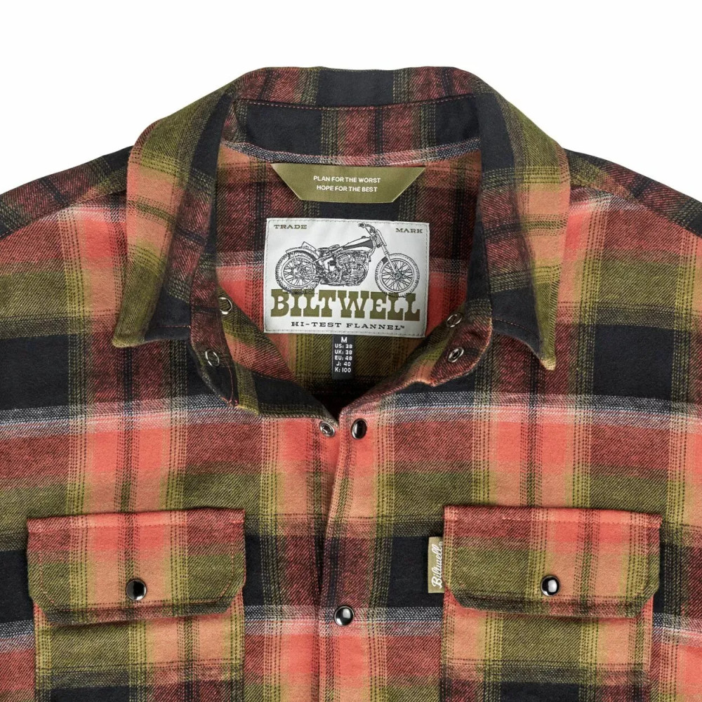Hi Test Flannel Shirt — XS, Brown