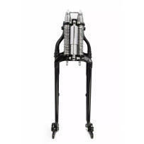 Fork Assembly — Fork, Black, Chrome