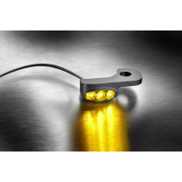 Dash Indicator Light — 12V, Front right, Smoke lens, Harley Davidson®