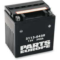 Parts Europe Battery — 12V 30Ah, 400A, AGM, Black