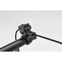 Quick Charge Port USB Type-A — 12V input, QC3.0 (30W), fits 22.2 mm and 25.4 mm handlebars, Black