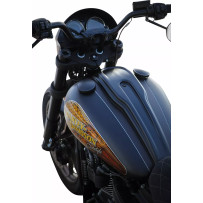 Speedometer Offset Kit — Steel, gloss black