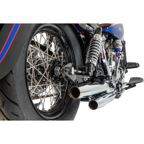 16" Chrome Steel Rim — 16x3, 5.00/5.10 tires, 40-hole