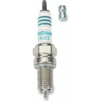 Iridium Spark Plug — 12 mm thread, 19.1 mm reach, 0.9 mm (0.035") spark gap, 16 mm hex, Heat Range 22