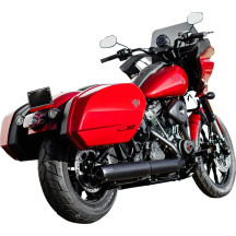 Grand National Slip-On Muffler — 4" OD, Guardian Black