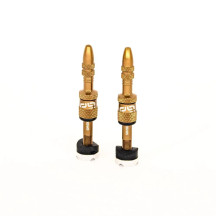 Quick Fill Presta Tubeless Valve Set — Bronze