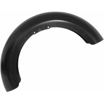 Hugger Series Front Fender with Mounting Blocks for Softail/Dyna — 18" front, Black