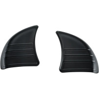Tri-Line Inner Fairing Cover Plates — for batwing fairings, black