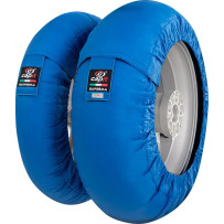 Suprema Spina Tire Warmer — M/XXL, Front ≤125/17, Rear ≥200/55-17, Blue