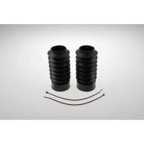 Fork Boots — 49 mm (1.93"), Gloss Black