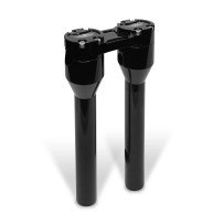 Clubstyle Straight Riser — 25.4 mm clamp, 255 mm length, Black