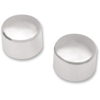 Axle Caps — Chrome, front