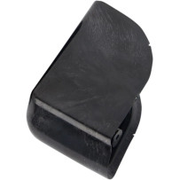Saddlebag Block Off Plate — Right, Black