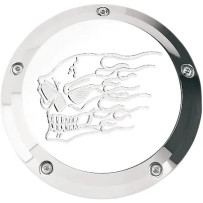 Chrome Billet Derby Cover — Fits '06 Dyna Glide, '07–'18 Big Twin
