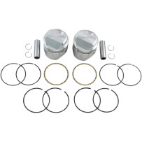 High-Performance Piston Kit — 3.195" piston diameter, 10.0:1 compression ratio, Aluminum