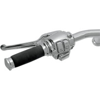 Handlebar Control Kit with Mechanical Clutch — 25.4 mm clamp (1"), 17.5 mm bore (11/16"), Chrome