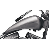 One-Piece 2" Extended Gas Tank — 4.2 US gal, 22 mm outlet, Raw