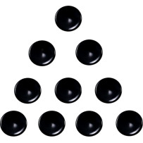 Bolt Covers — 5/16\", 10 Pack, Black Matte