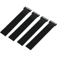 Sierra Saddlebag Strap Kit — 9 in (22.86 cm), 1-1/2 in (38.1 mm), black, 4-pack