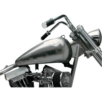 Fat Bob-Style Gas Tanks — 13.2 L (3.5 US gal.), Silver
