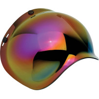 Anti-Fog Bubble Shield — 3-snap fit, Mirror, Smoke, Rainbow