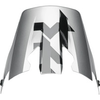 Reflex Sport Helmet Visor — One Size, Fits Reflex Sport, Gray Gloss