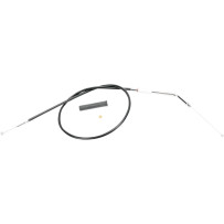 Black Vinyl Throttle/Idle Cable — 76 cm (30") housing, 45° elbow, 13.3 cm (5-1/4") travel