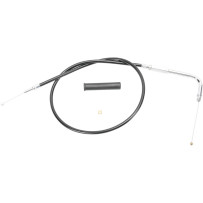 Black Vinyl Throttle/Idle Cable — 104 cm (41\") housing, 12.7 cm (5\") travel