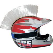 Helmet Mohawk — White, Universal