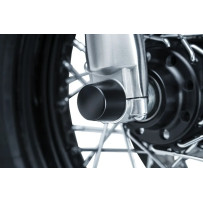 Front Axle Nut Cover — Black, Matte